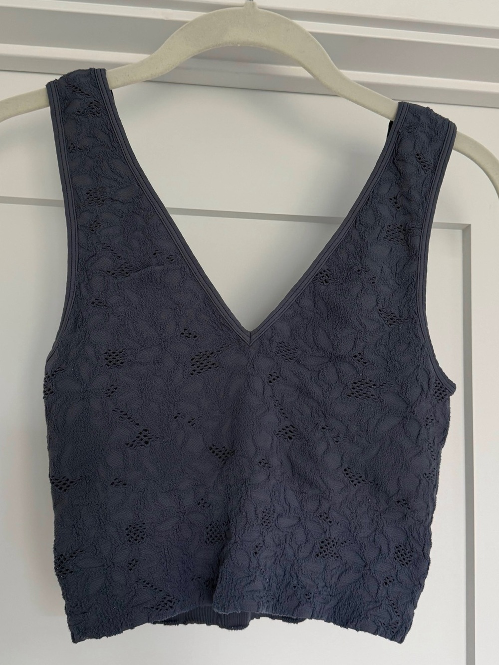 Nikibiki Lace V-Neck Cropped Tank Top